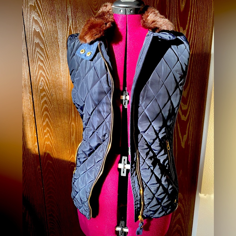 Joules quilted women’s vest  black 6